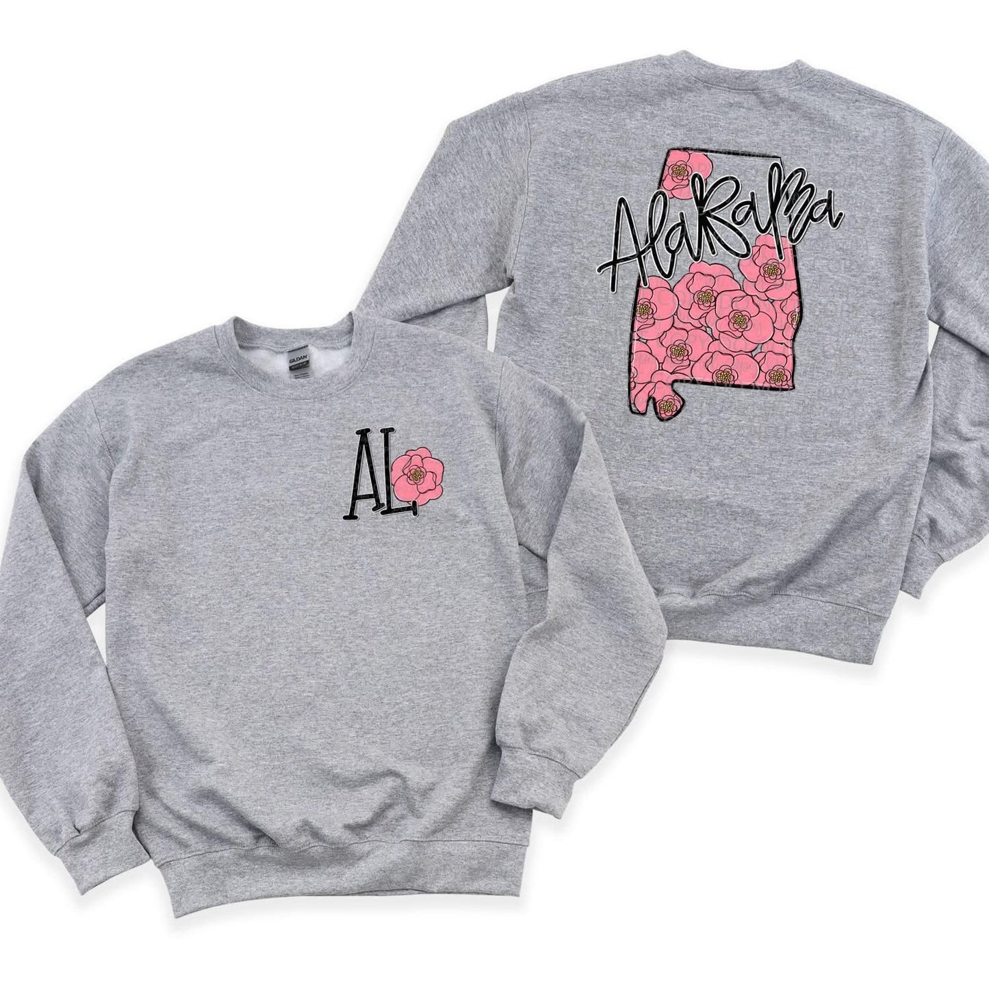 Floral State | FRONT & BACK PRINT | DTF TRANSFER