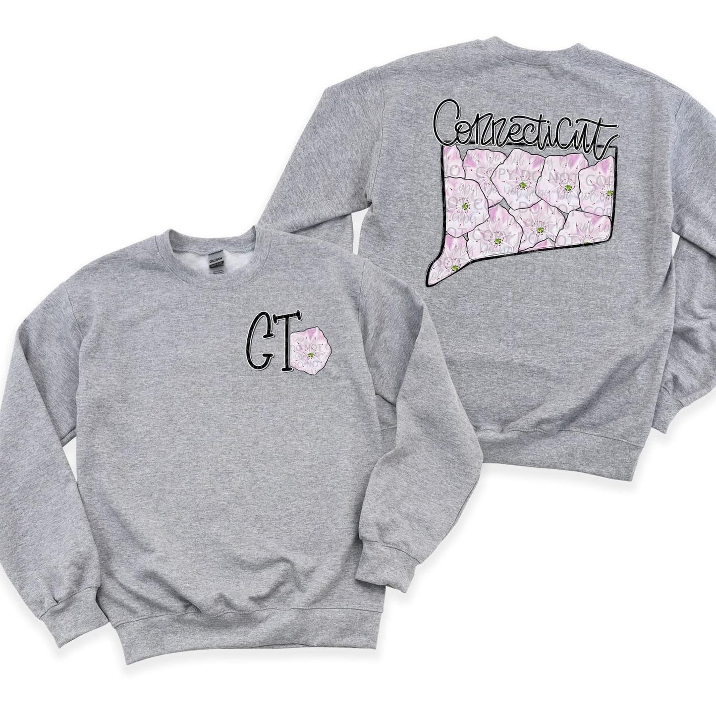 Floral State | FRONT & BACK PRINT | DTF TRANSFER