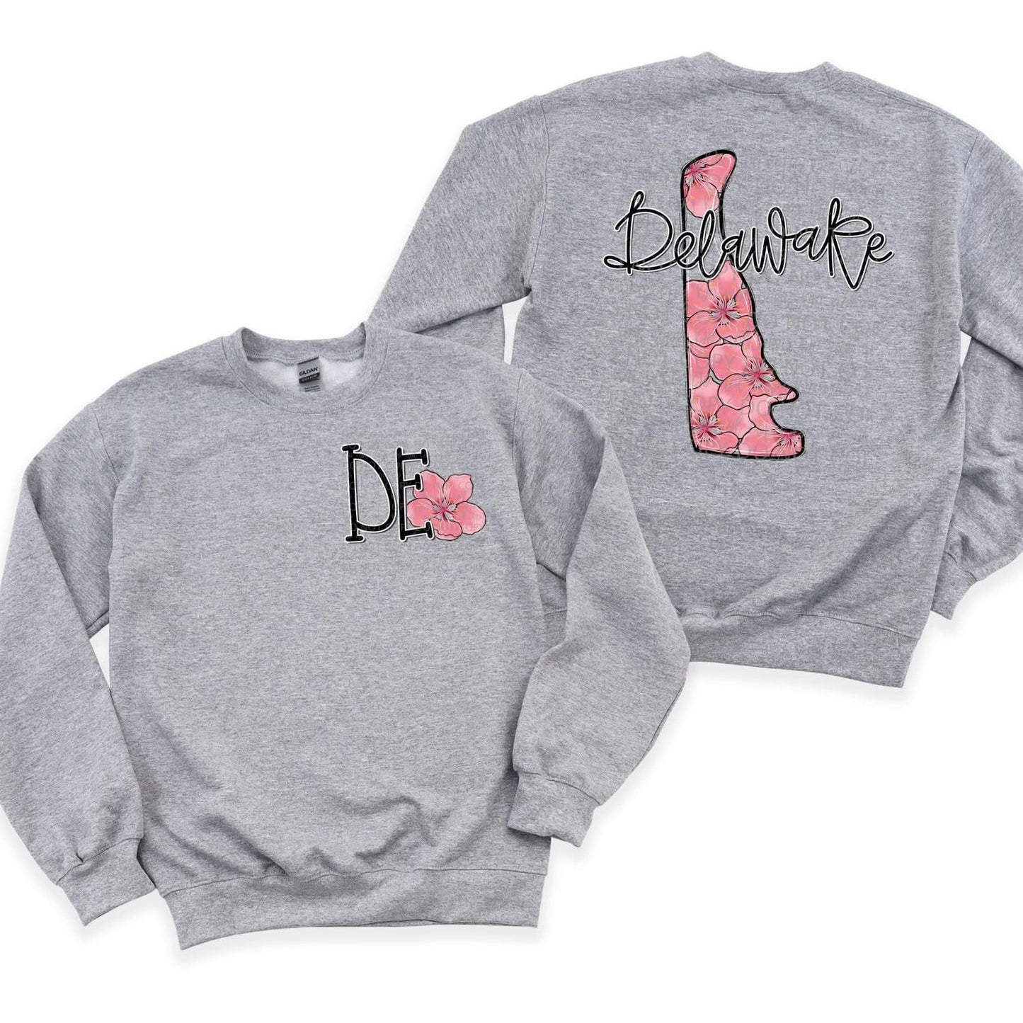 Floral State | FRONT & BACK PRINT | DTF TRANSFER