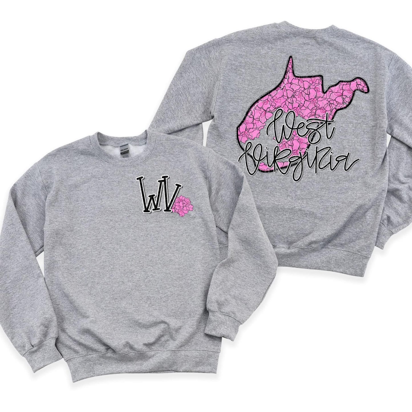 Floral State | FRONT & BACK PRINT | DTF TRANSFER