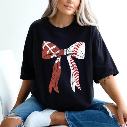 FOOTBALL/BASEBALL BOW -DTF TRANSFER