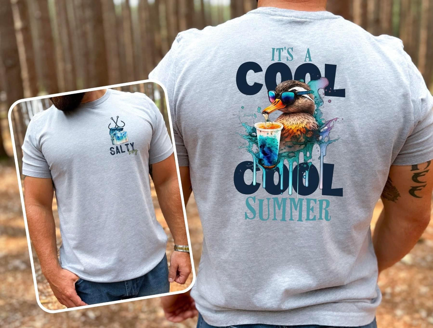 SALTY BOY COOL COOL SUMMER FRONT/BACK-DTF TRANSFER