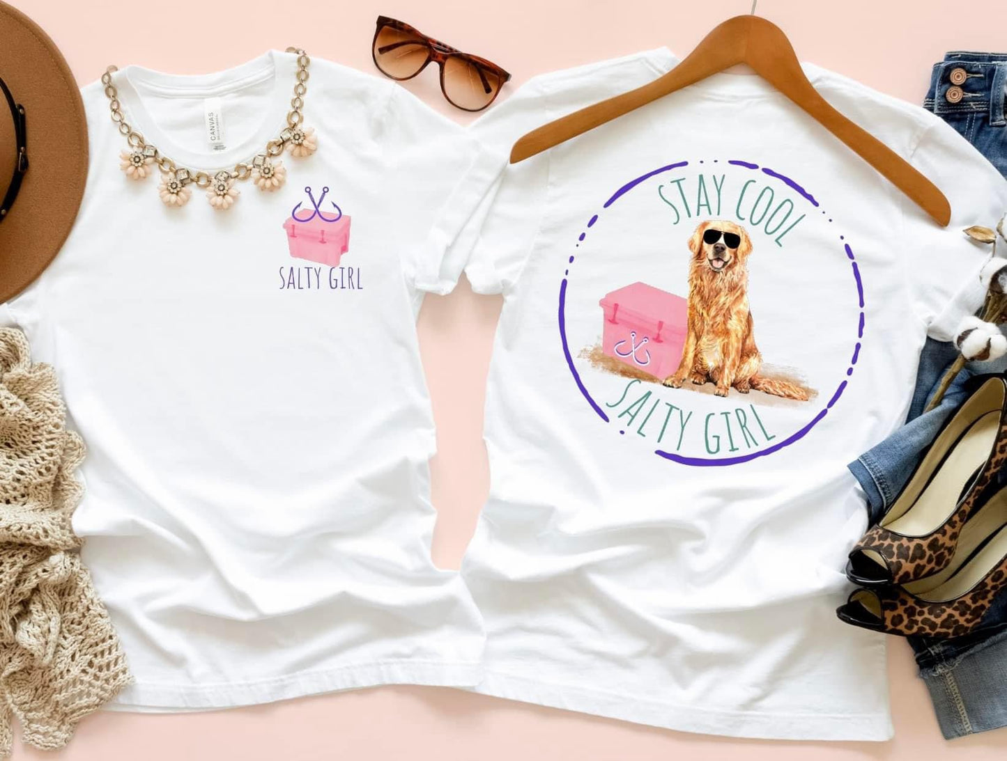 SALTY GIRL FRONT/BACK-DTF TRANSFER