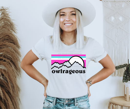 Owlrageous - Mountain - DTF TRANSFER