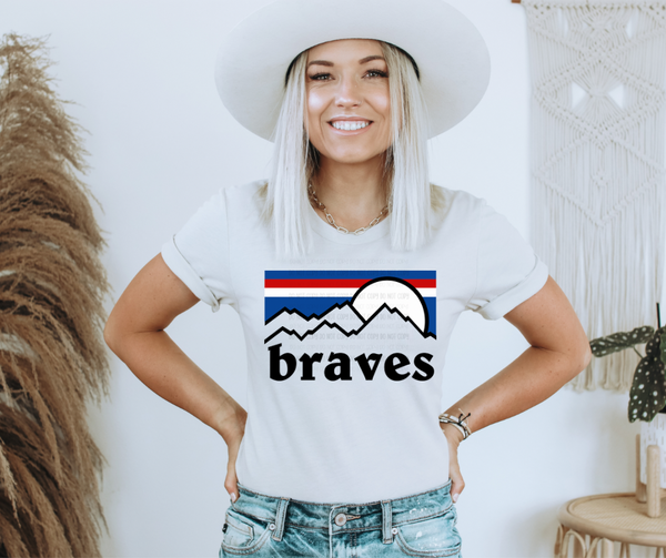 BRAVES - Mountain - DTF TRANSFER