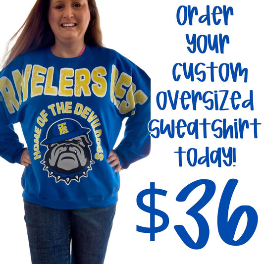 OVERSIZED CUSTOM SWEATSHIRT