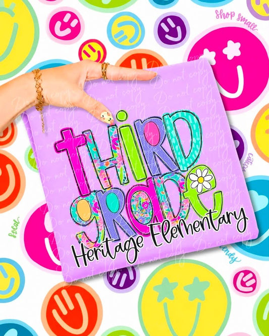 GROOVY BACK TO SCHOOL CUSTOM  | DTF TRANSFER