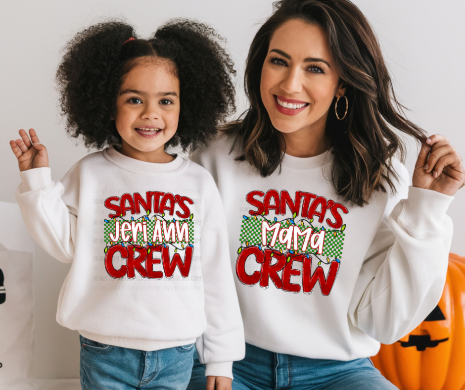 SANTA’S CREW CUSTOM   | DTF TRANSFER