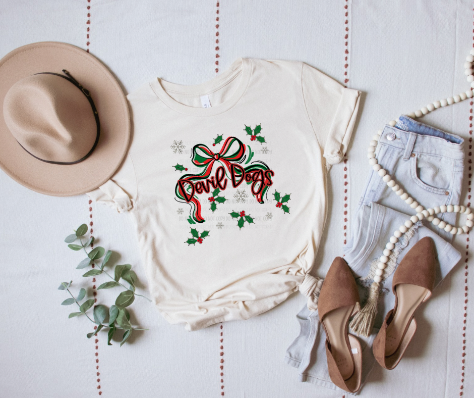 HOLLY & BOWS CUSTOM   | DTF TRANSFER