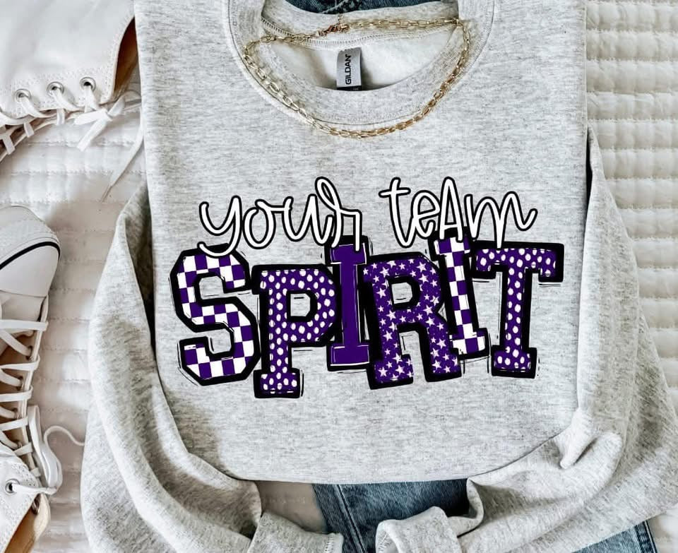 CUSTOM TEAM SPIRIT | DTF TRANSFER
