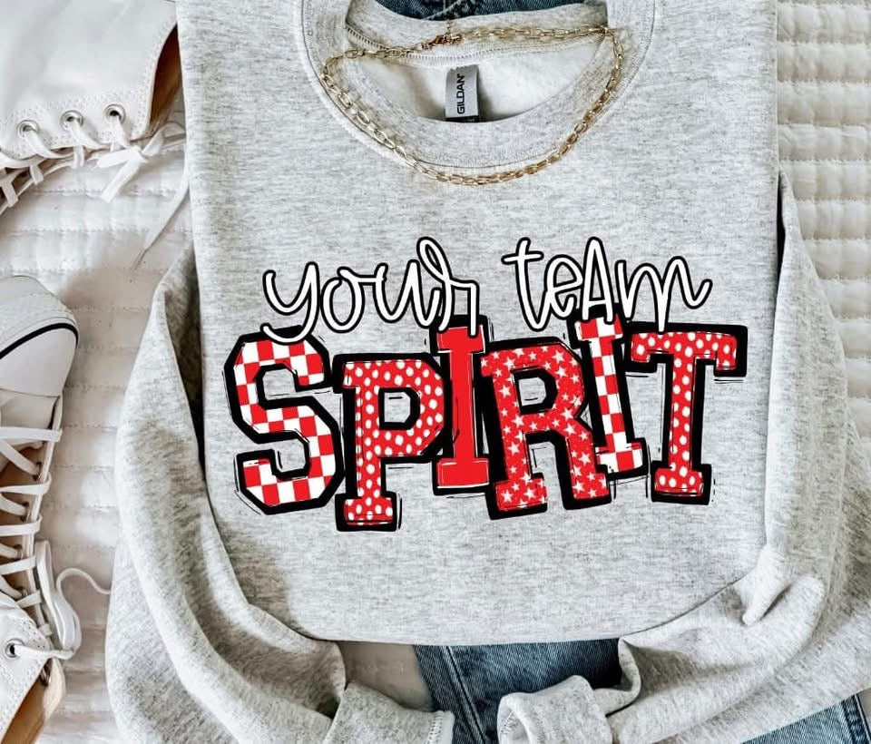 CUSTOM TEAM SPIRIT | DTF TRANSFER