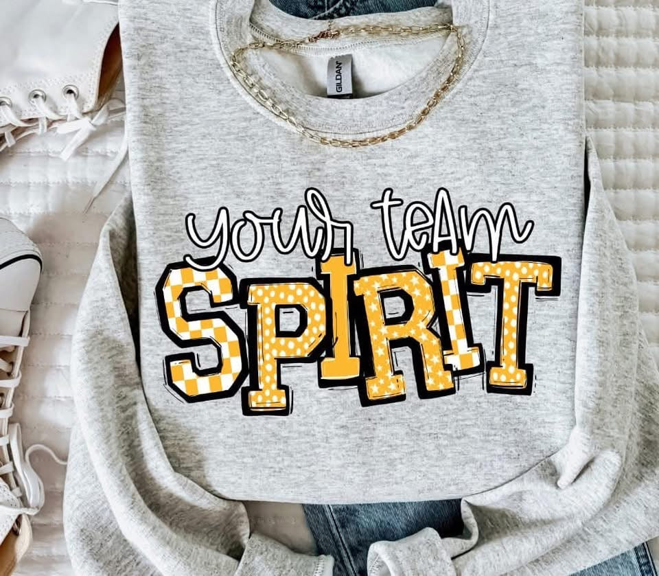 CUSTOM TEAM SPIRIT | DTF TRANSFER