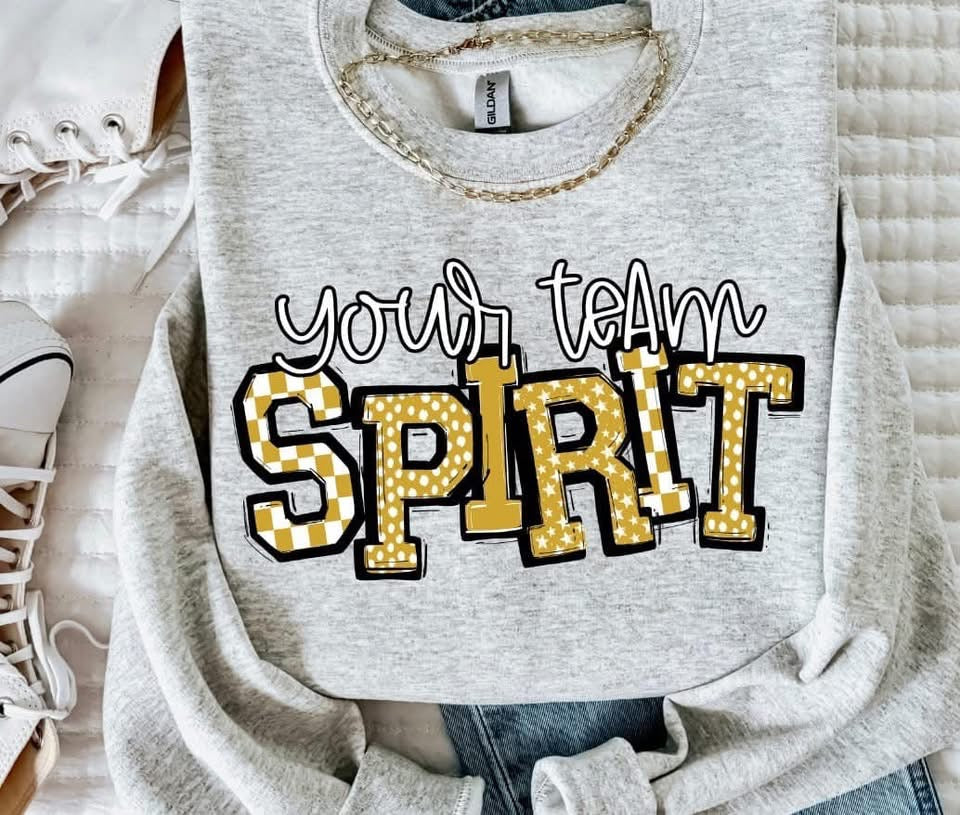 CUSTOM TEAM SPIRIT | DTF TRANSFER