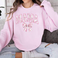 FLORAL MAMA BOW  | COMPLETED SWEATSHIRT