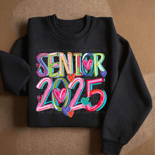 SENIOR 2025 | CHEERY WORDS | - DTF Transfer