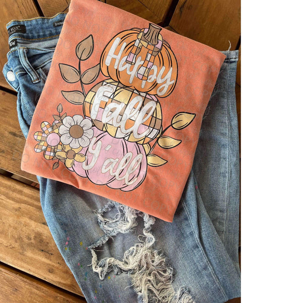 STACKED : HAPPY FALL | DTF TRANSFER |