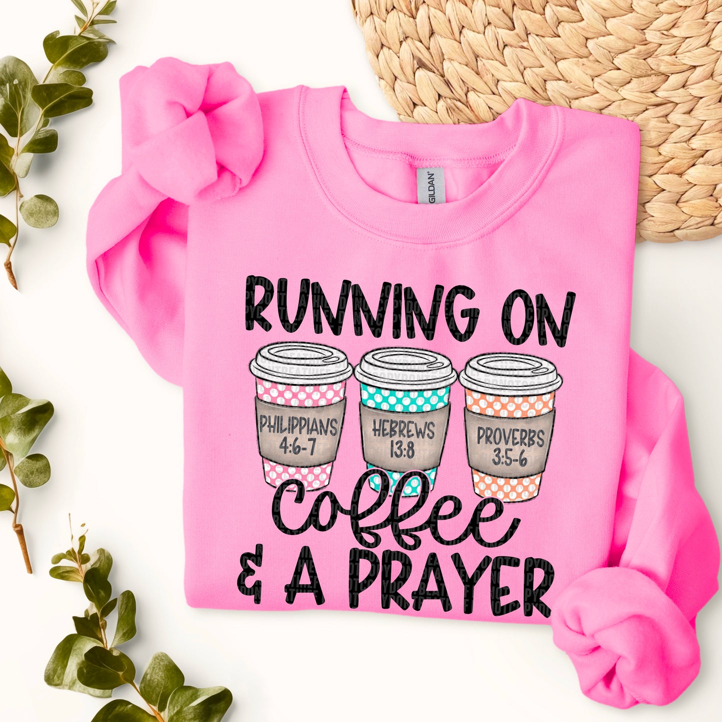 Running on Coffee & Prayer    | DTF TRANSFER