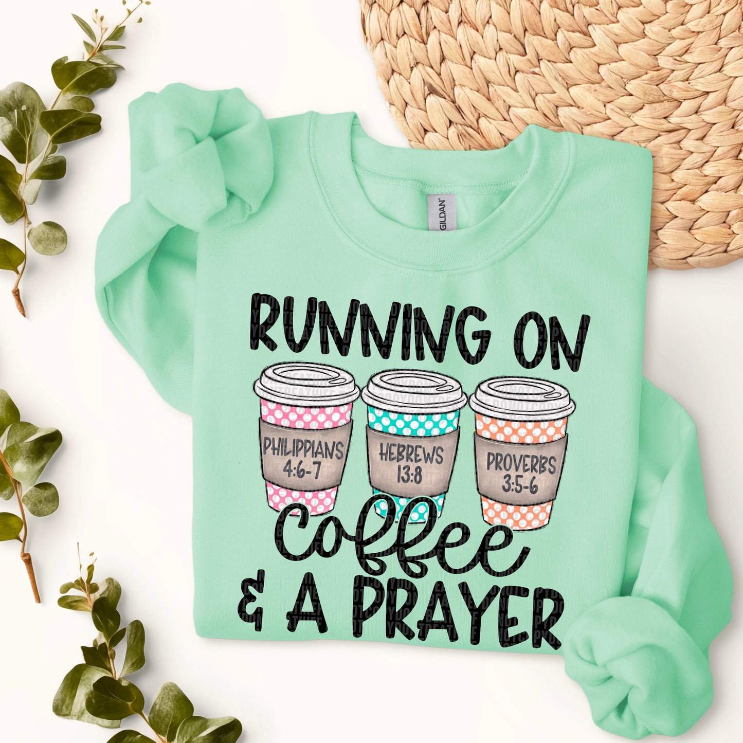 Running on Coffee & Prayer    | DTF TRANSFER