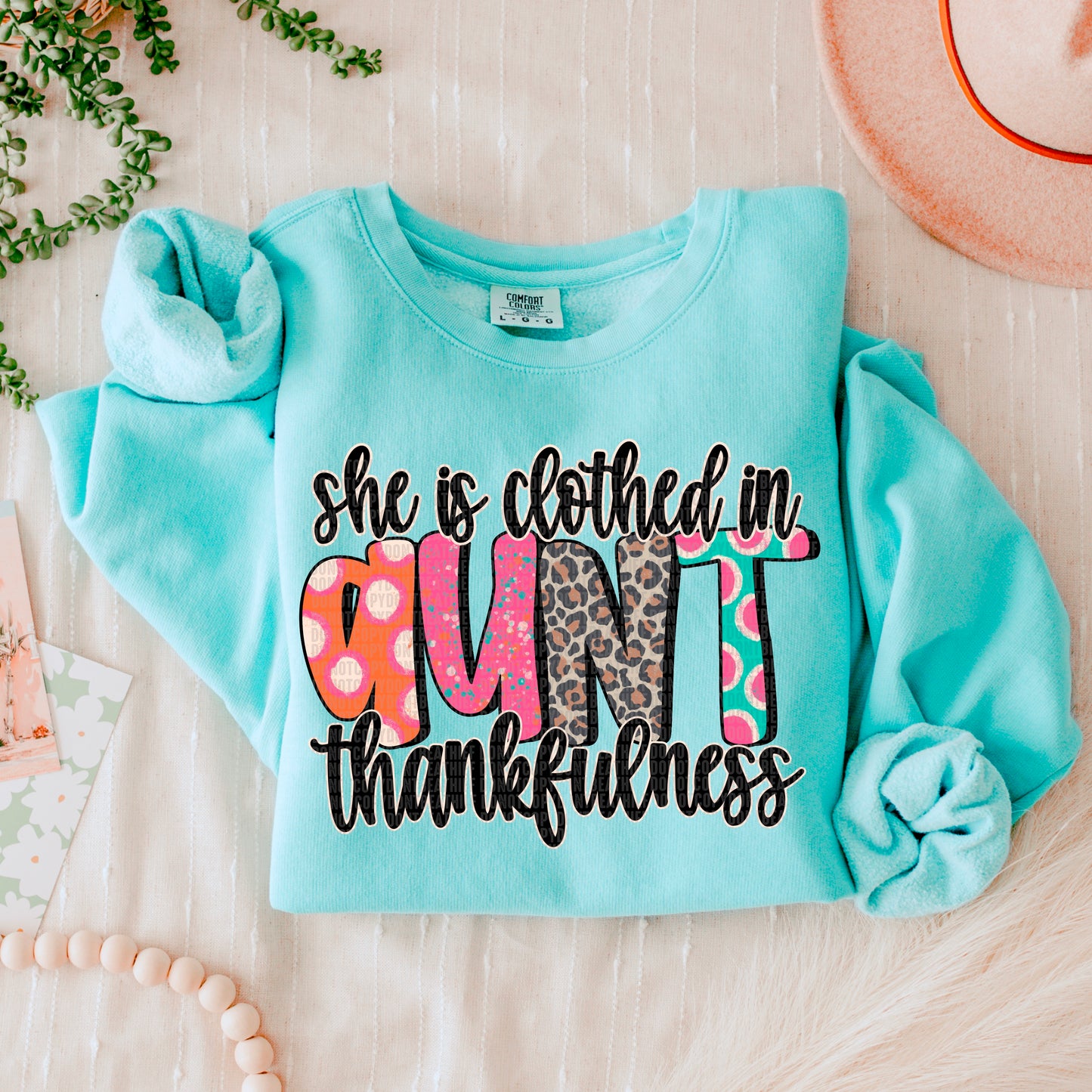 She is Clothed  | DTF TRANSFER |