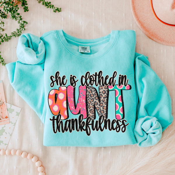 She is Clothed  | DTF TRANSFER |