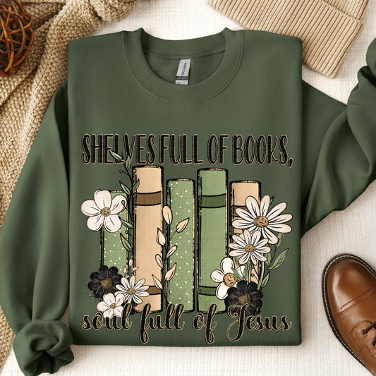 SHELVES FULL OF BOOKS | DTF TRANSFER SDD