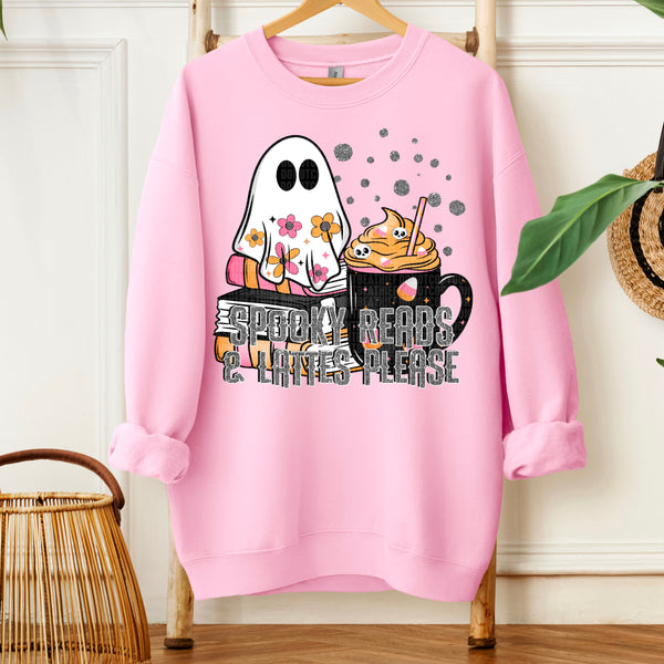 SPOOKY READS & LATTES PLEASE   | DTF TRANSFER