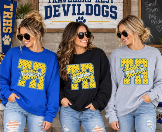 TR DEVILDOGS | YELLOW POLKA DOT