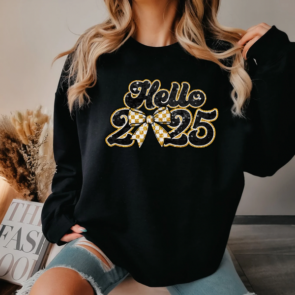 Hello 2025 | COMPLETED SWEATSHIRT