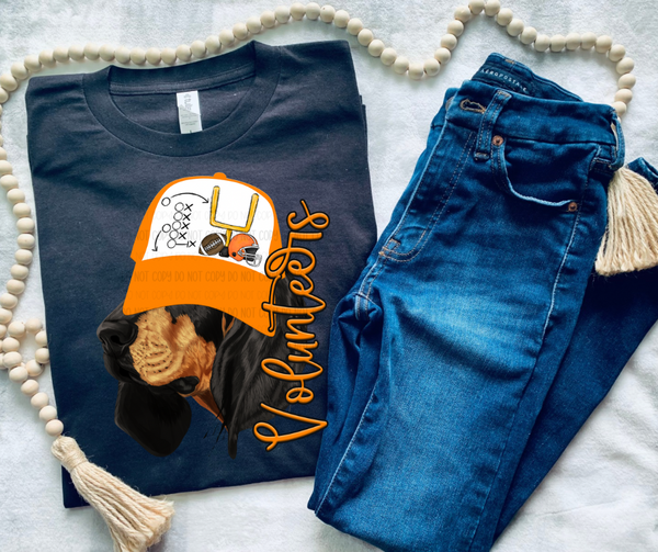 VOLUNTEERS HAT MASCOT - DTF Transfer