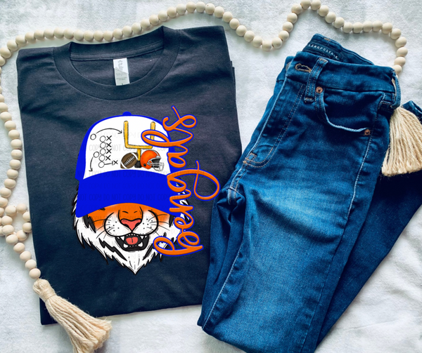 BENGALS HAT MASCOT - DTF Transfer