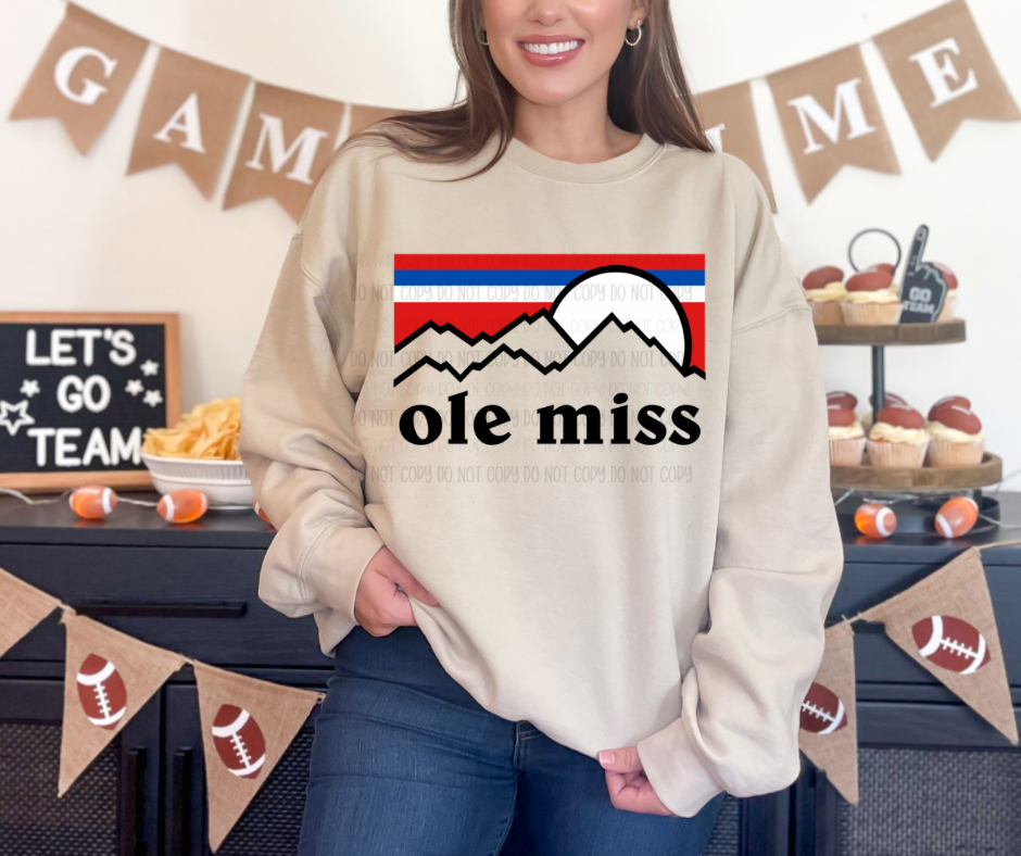 MASCOT / STATE MOUTAIN  - DTF Transfer