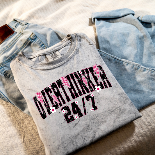 Overthinker 24/7  | DTF TRANSFER