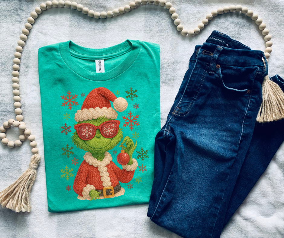 GREEN SANTA SUIT   | DTF TRANSFER