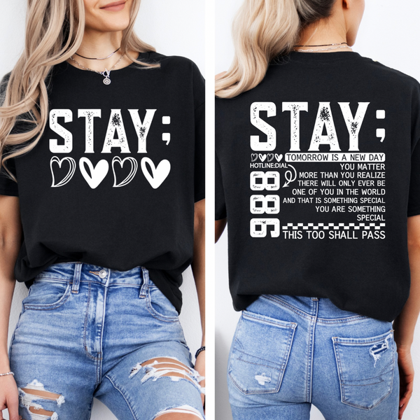 Stay Front & BACK   | DTF TRANSFER