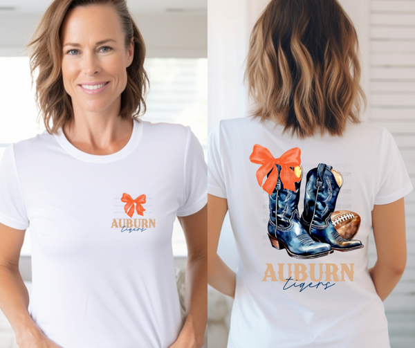AUBURN TIGERS  | FRONT & BACK PRINT | DTF TRANSFER