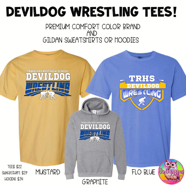 Devil Dogs Wrestling Tee