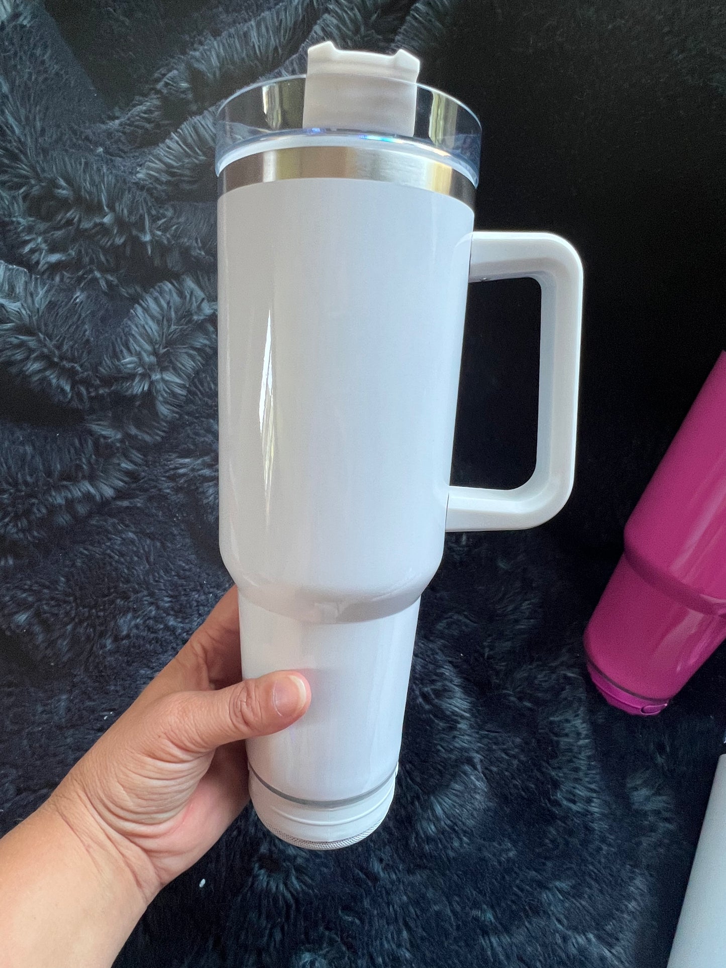 IN STOCK Bluetooth Speaker Sublimation 40 oz Tumbler - Tumbler with Handle  - WHOLESALE
