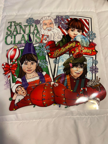 The Santa Clause DTF Transfer
