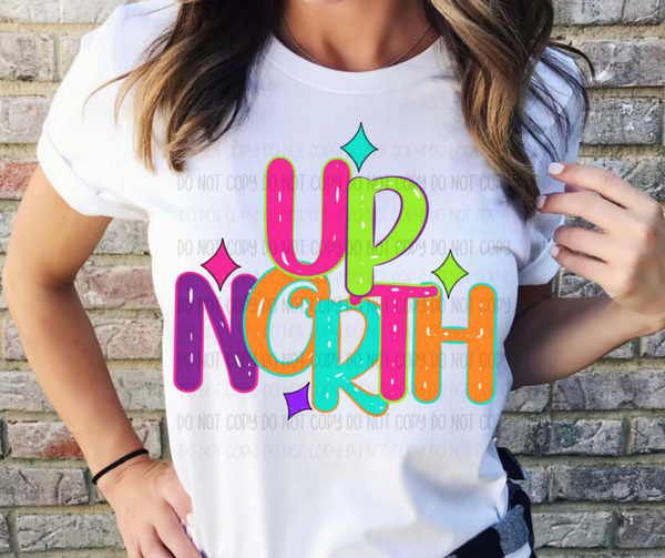 Up North- Neon State- Dtf Transfer