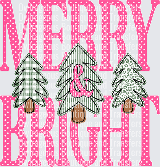 merrybright-polkastacked-treetrio-brightpink