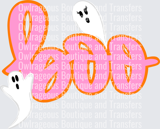 Orange and pink pumpkin freebie