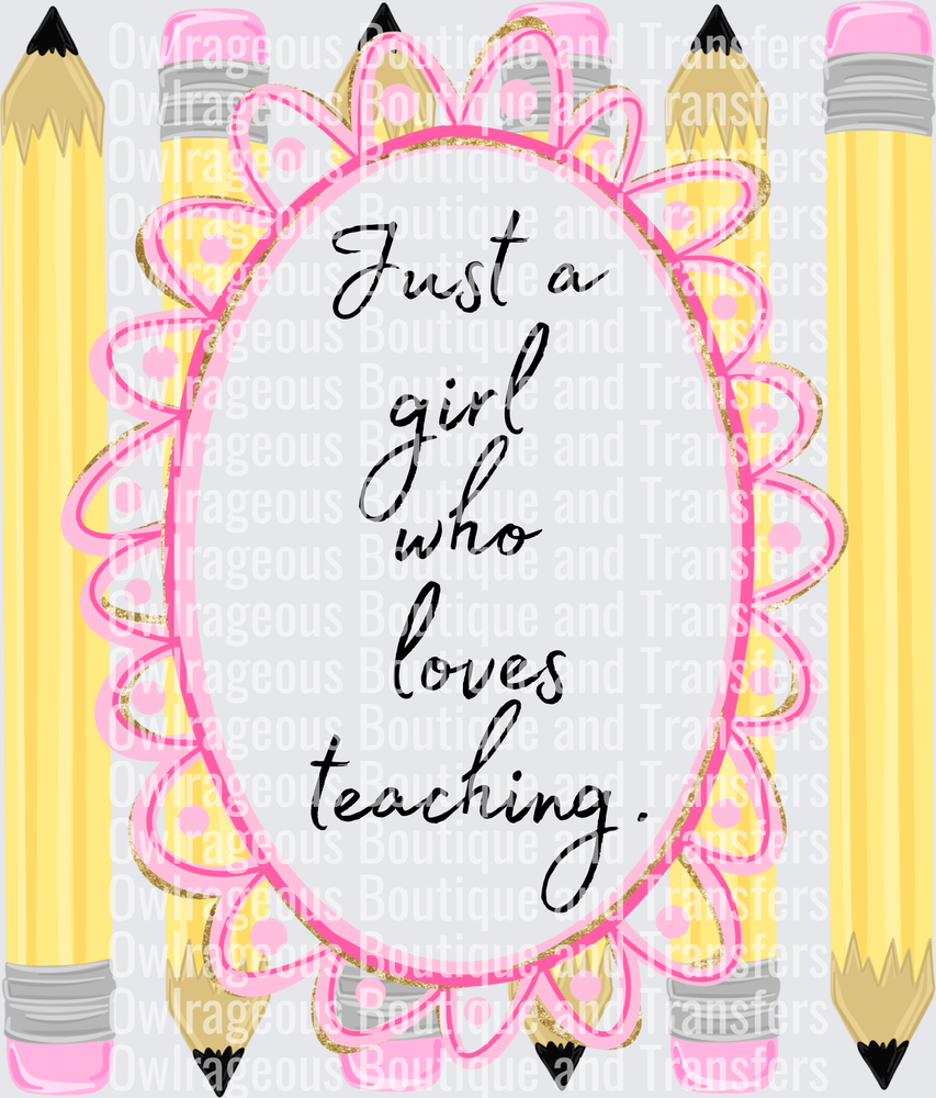 Just a girl who loves teaching