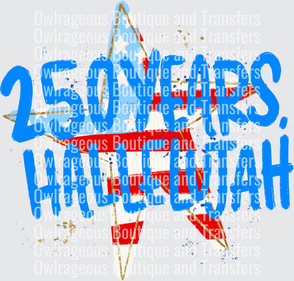 250 years hallelujah freebie