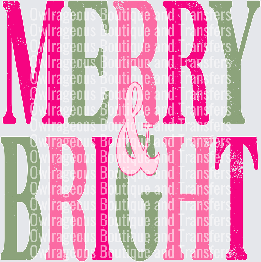 merrybright-serif-distressed-pinksgreen