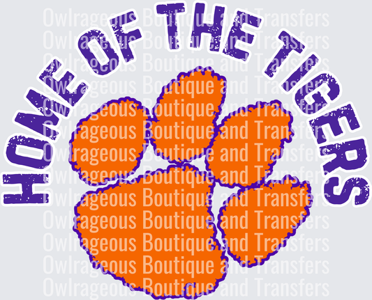 home of the tigers clemson paw