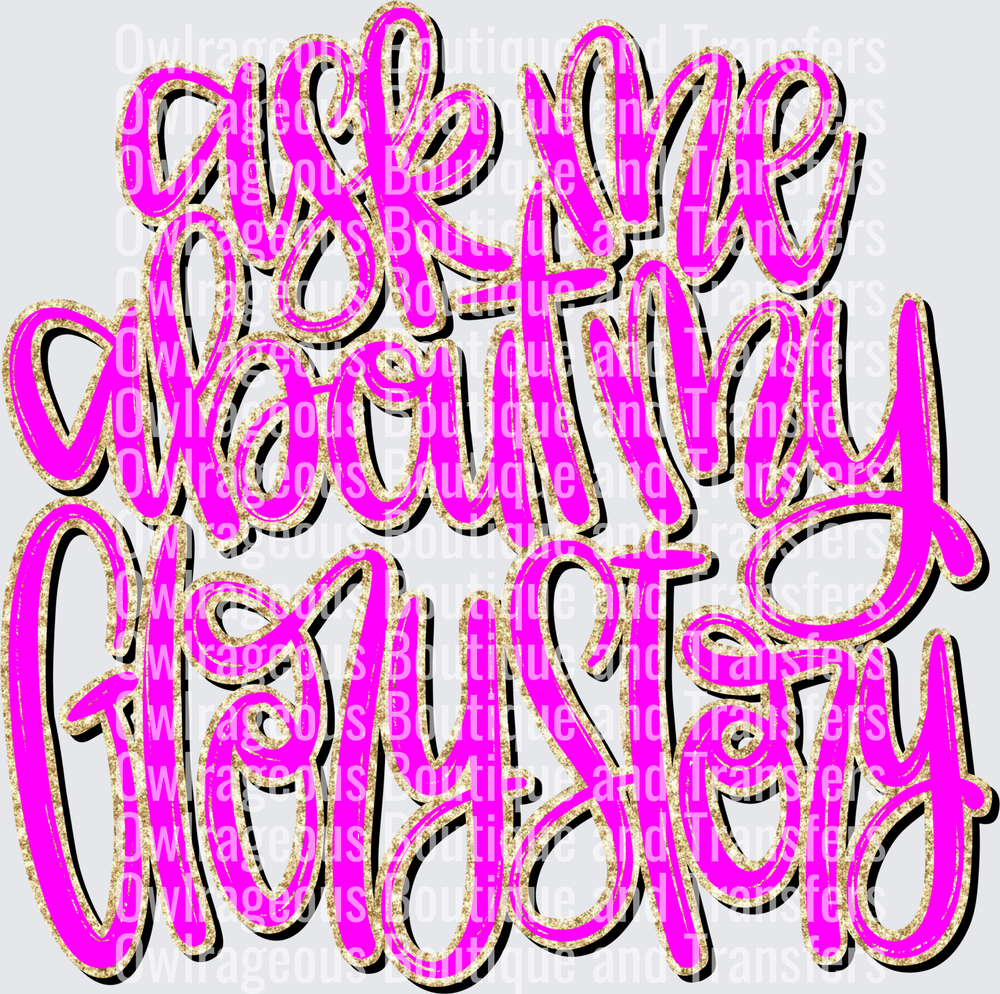 AskMeAboutMyGloryStory