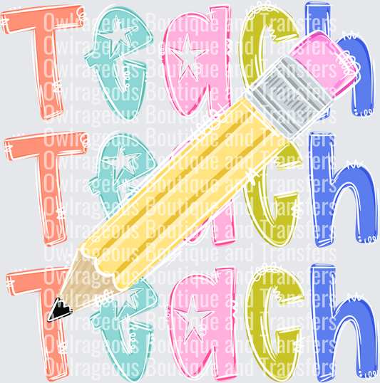 Teach no glitter (1)