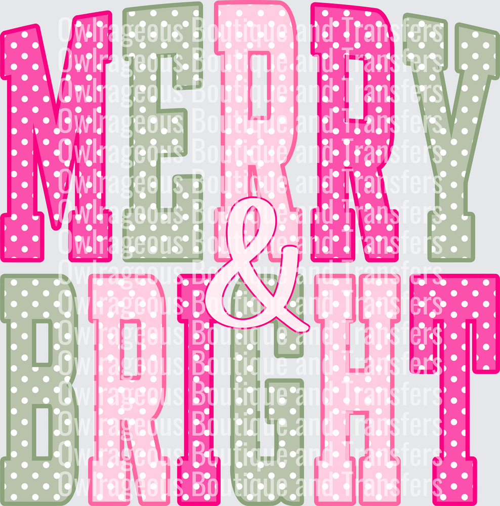 merryandbright-arch-pinkgreenpolkadot