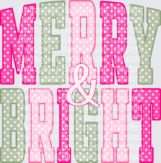 merryandbright-arch-pinkgreenpolkadot