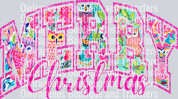 Merry Christmas Owl